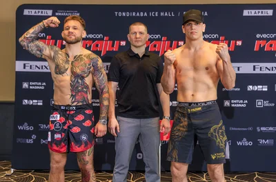 Evecon RAJU 19: sportlaste ametlik kaalumine (weigh-ins)