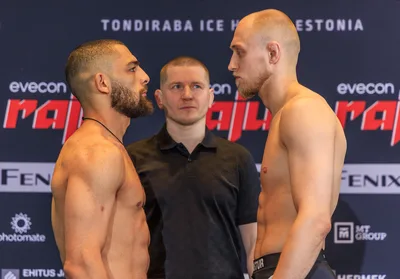 Evecon RAJU 19: sportlaste ametlik kaalumine (weigh-ins)