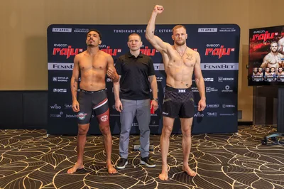 Evecon RAJU 19: sportlaste ametlik kaalumine (weigh-ins)