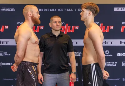 Evecon RAJU 19: sportlaste ametlik kaalumine (weigh-ins)