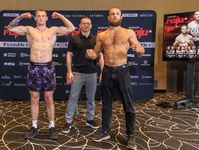 Evecon RAJU 19: sportlaste ametlik kaalumine (weigh-ins)