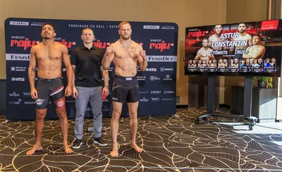 Evecon RAJU 19: sportlaste ametlik kaalumine (weigh-ins)