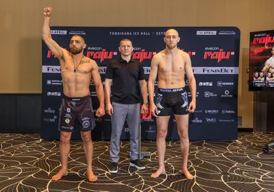 Evecon RAJU 19: sportlaste ametlik kaalumine (weigh-ins)
