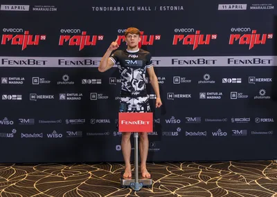 Evecon RAJU 19: sportlaste ametlik kaalumine (weigh-ins)