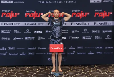 Evecon RAJU 19: sportlaste ametlik kaalumine (weigh-ins)