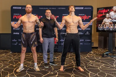 Evecon RAJU 19: sportlaste ametlik kaalumine (weigh-ins)