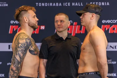 Evecon RAJU 19: sportlaste ametlik kaalumine (weigh-ins)