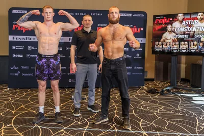 Evecon RAJU 19: sportlaste ametlik kaalumine (weigh-ins)