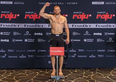 Evecon RAJU 19: sportlaste ametlik kaalumine (weigh-ins)
