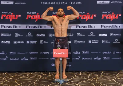 Evecon RAJU 19: sportlaste ametlik kaalumine (weigh-ins)