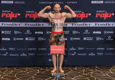 Evecon RAJU 19: sportlaste ametlik kaalumine (weigh-ins)