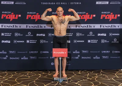 Evecon RAJU 19: sportlaste ametlik kaalumine (weigh-ins)