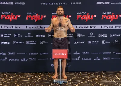 Evecon RAJU 19: sportlaste ametlik kaalumine (weigh-ins)