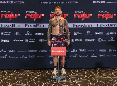 Evecon RAJU 19: sportlaste ametlik kaalumine (weigh-ins)