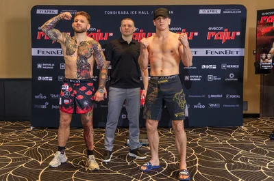 Evecon RAJU 19: sportlaste ametlik kaalumine (weigh-ins)